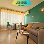 Le Pic'vert - Ideal Pro & Couples - Hopital A 400m - Parking Gratuit Sur Place - Gare Et Centre Historique 15min A Pied - Climatisation - Quartier Calme * Bergerac