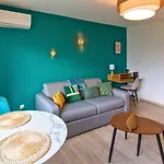 Le Pic'vert - Ideal Pro & Couples - Hopital A 400m - Parking Gratuit Sur Place - Gare Et Centre Historique 15min A Pied - Climatisation - Quartier Calme Lägenhet Bergerac