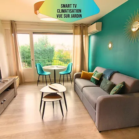 Apartment Le Pic'vert - Free Parking - 400m Hospital - 15min Train Station & Historic Center - Air Conditionner - Calm & Cosy