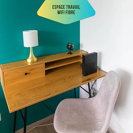 Le Pic'vert - Ideal Couples & Professionals - Free Parking - 400m Hospital - 15min Train Station & Historic Center - Air Conditionner - Calm & Cosy Apartamento *